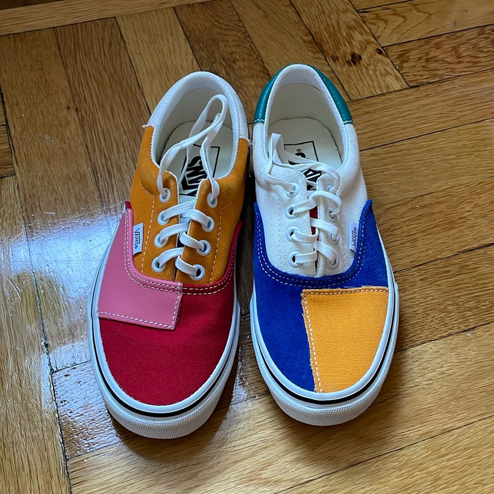 Color block primary color Vans 5.5M/7W